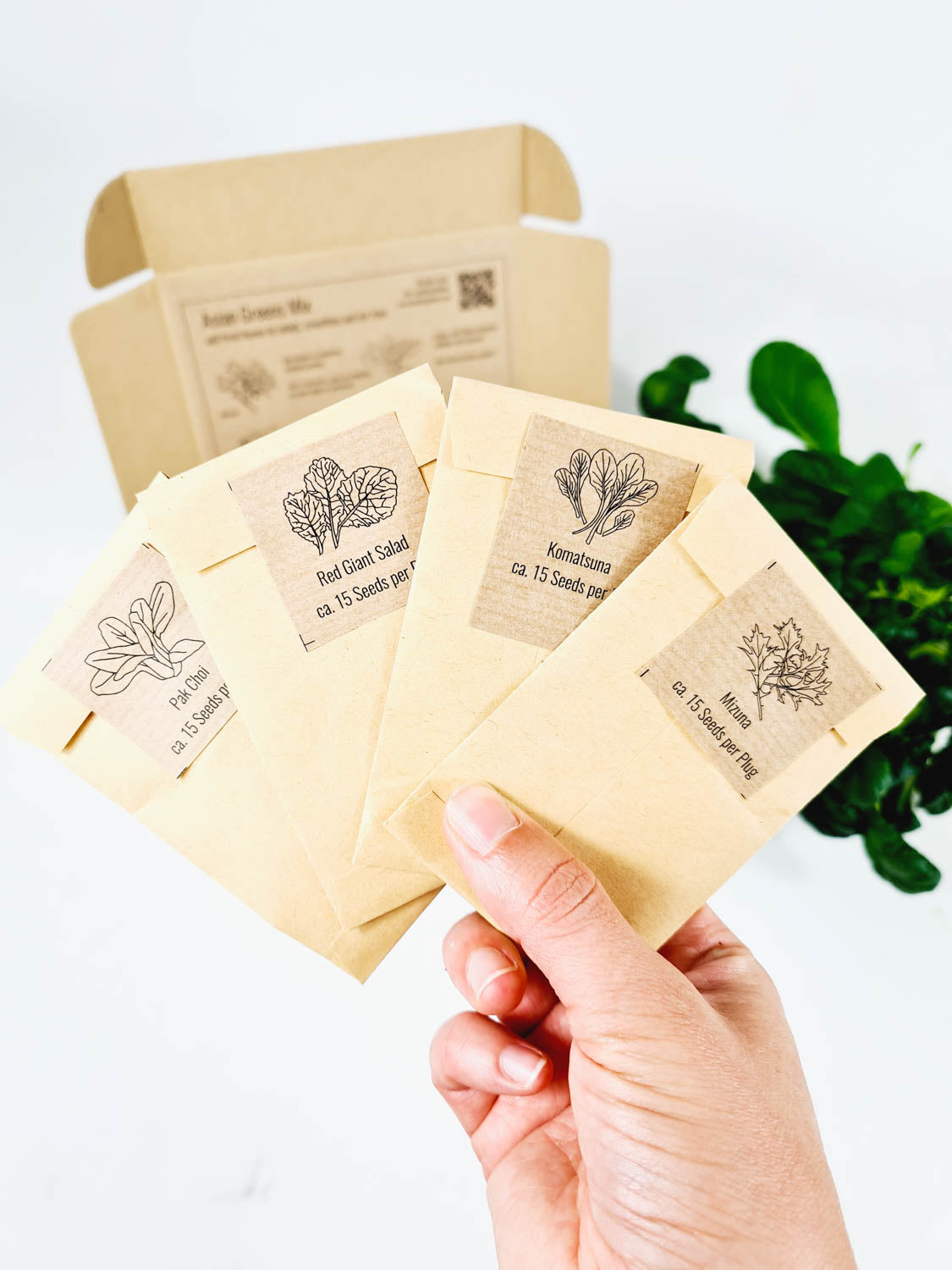 PlantPlugs | Asian leafy vegetables 8-pack